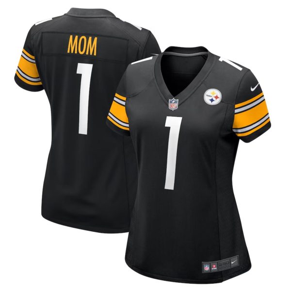 Number 1 Mom Pittsburgh Steelers Nike Women's Game Jersey