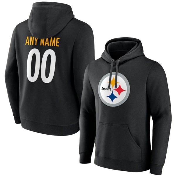 Pittsburgh Steelers Personalized Name & Number Pullover Hoodie