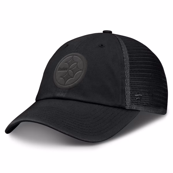 Fanatics Basic Black on Black Trucker Adjustable Hat