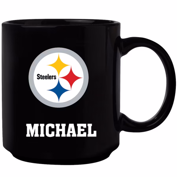Pittsburgh Steelers 11oz. Personalized Mug