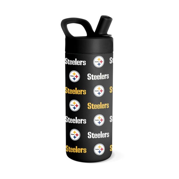 Simple Modern 16oz. Allover Logos Kid's Mesa Bottle